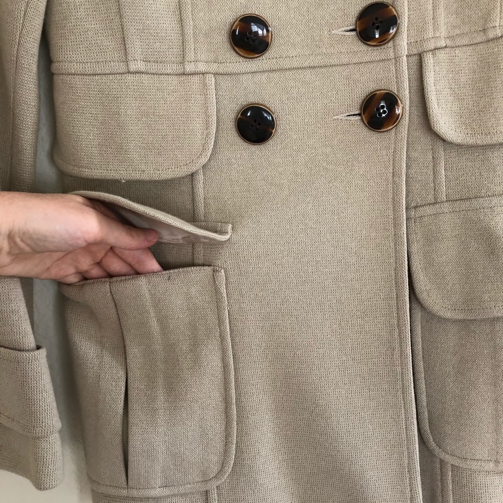 Nanette Lepore NWOT Double Breasted Cotton Jacket - Picture 3 of 8
